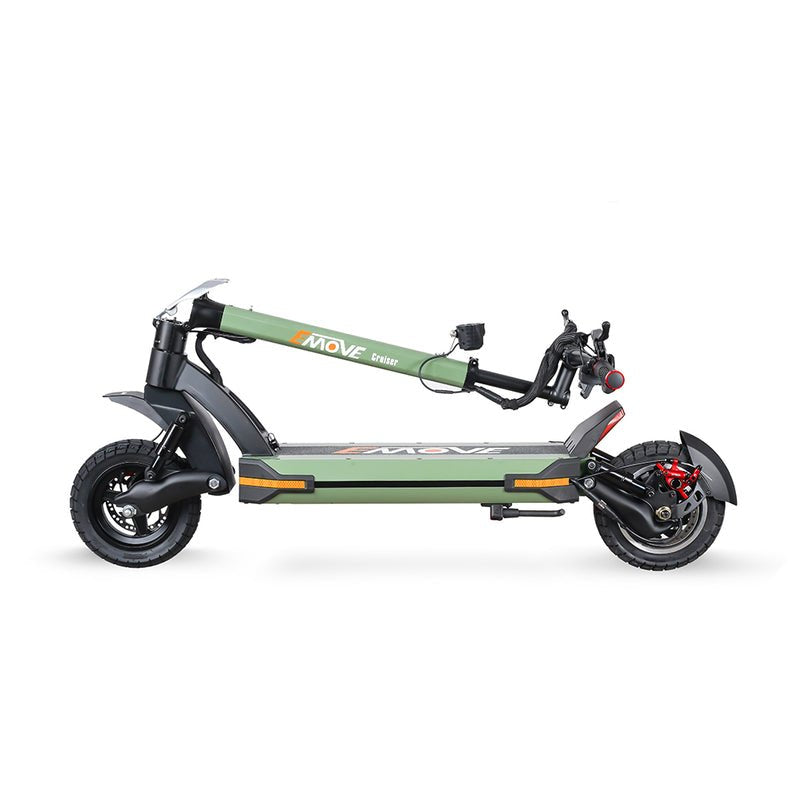 EMOVE Cruiser V2 – 52V and 60V Quad Suspension 62-Mile Long-Range Scooter